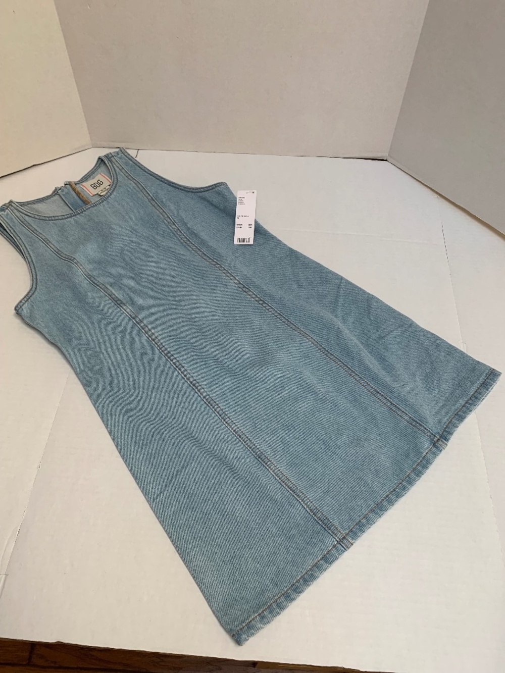 NWT Vintage Urban Outfitters BDG Denim Jumper Shift Dress Size Medium